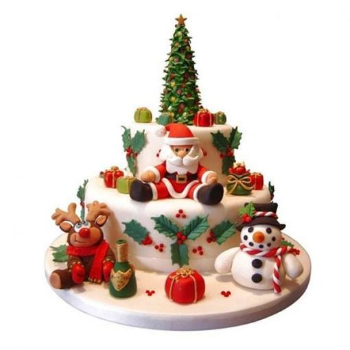 Christmas Theme Cake